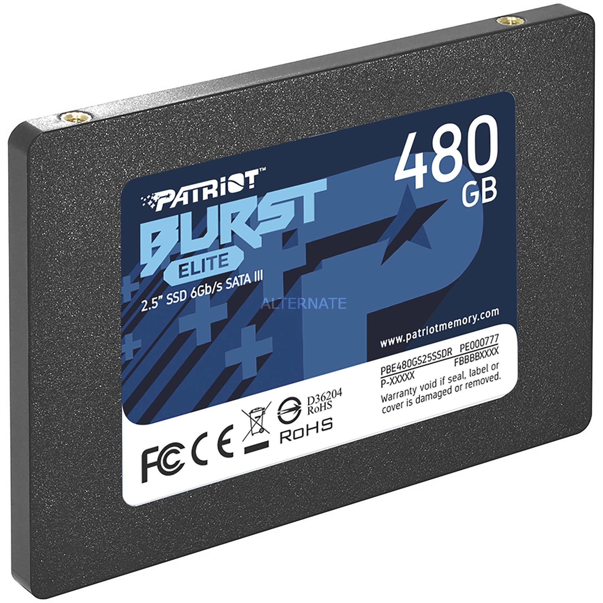 SSD Patriot Burst Elite, 480GB, 2.5", SATA III
