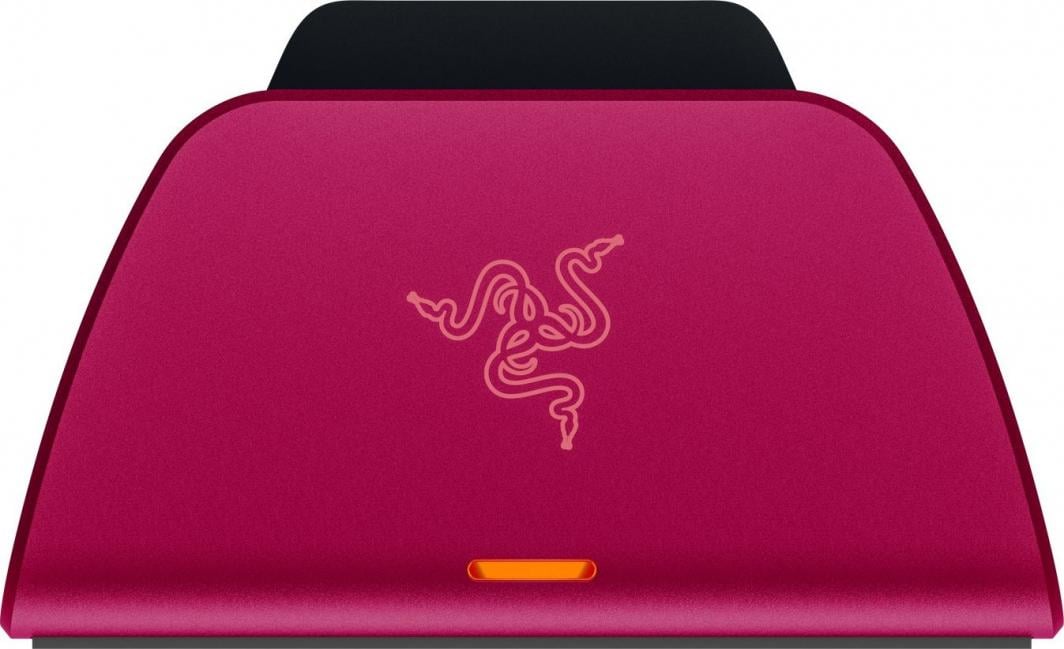 Stacion karikimi për kontroller PS5 Razer DualSense, i zi/rozë