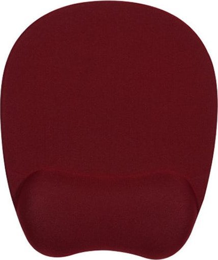 Mouse pad Powerton ERGO CALMA, memory foam, vine red