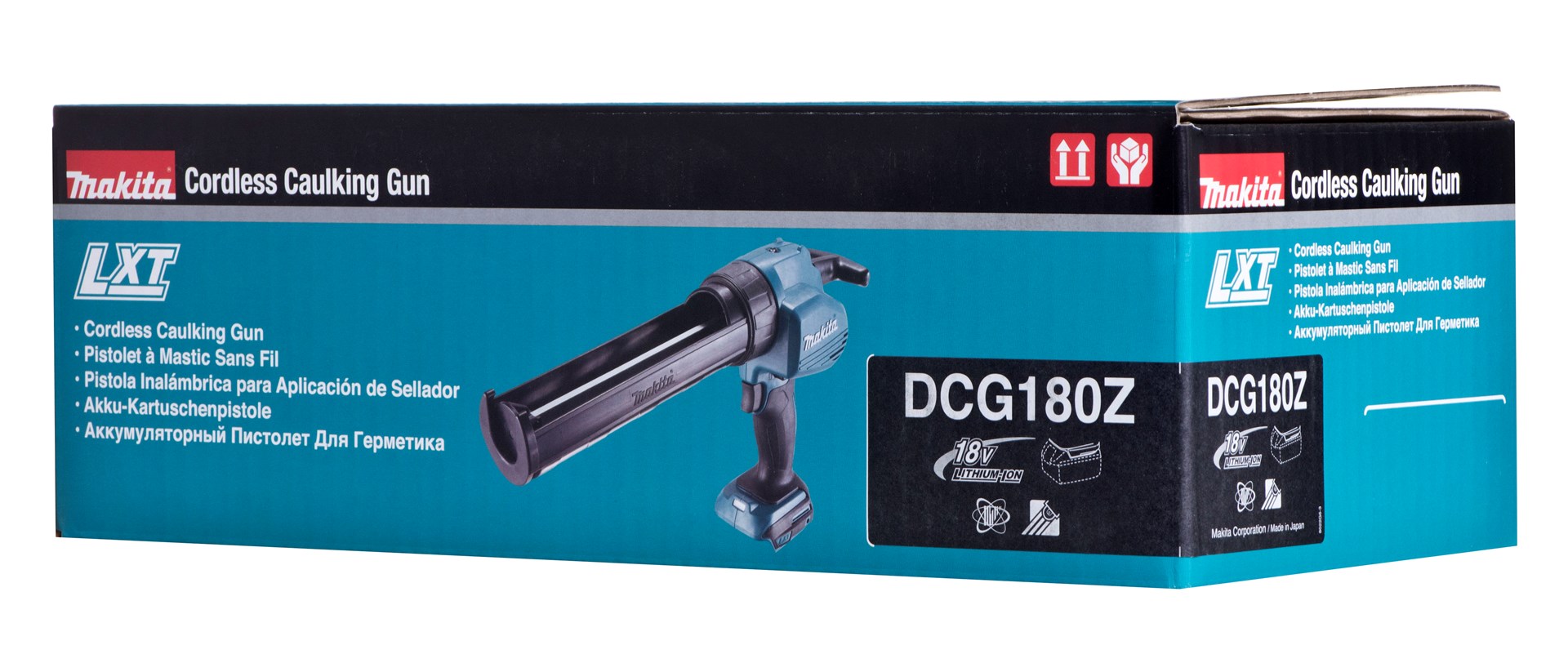 Pistole silikon Makita DCG180Z, pa furçë, me bateri, blu