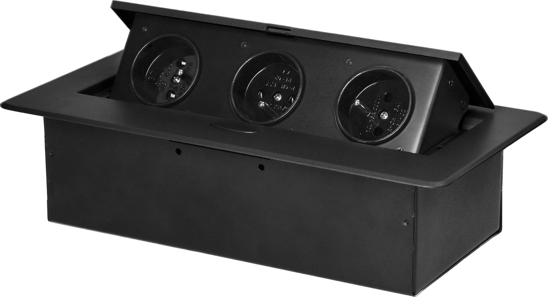 Prizë e fshehur për mobilje Orno OR GM 9032, 3x2P+E, e zezë