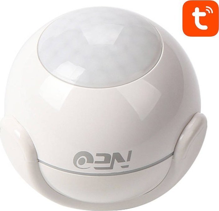 Senzor lëvizjeje Neo NAS-PD01W, PIR, WiFi TUYA, i bardhë