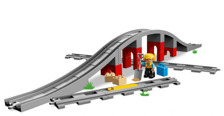 Set LEGO DUPLO® Town 10872 Train accessories - bridge and tracks
