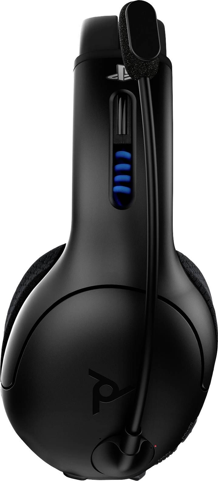 Kufje wireless gaming PDP LVL50, 50mm, për PS4 PS5, të zeza