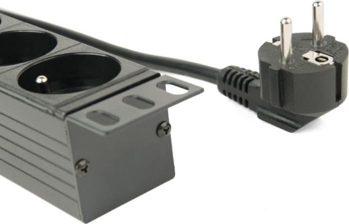 Kabllo vazhduese Gembird Rack Strip 8x French 3m