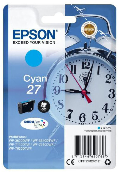 Ngjyrë Epson C13T27024012, e kaltër