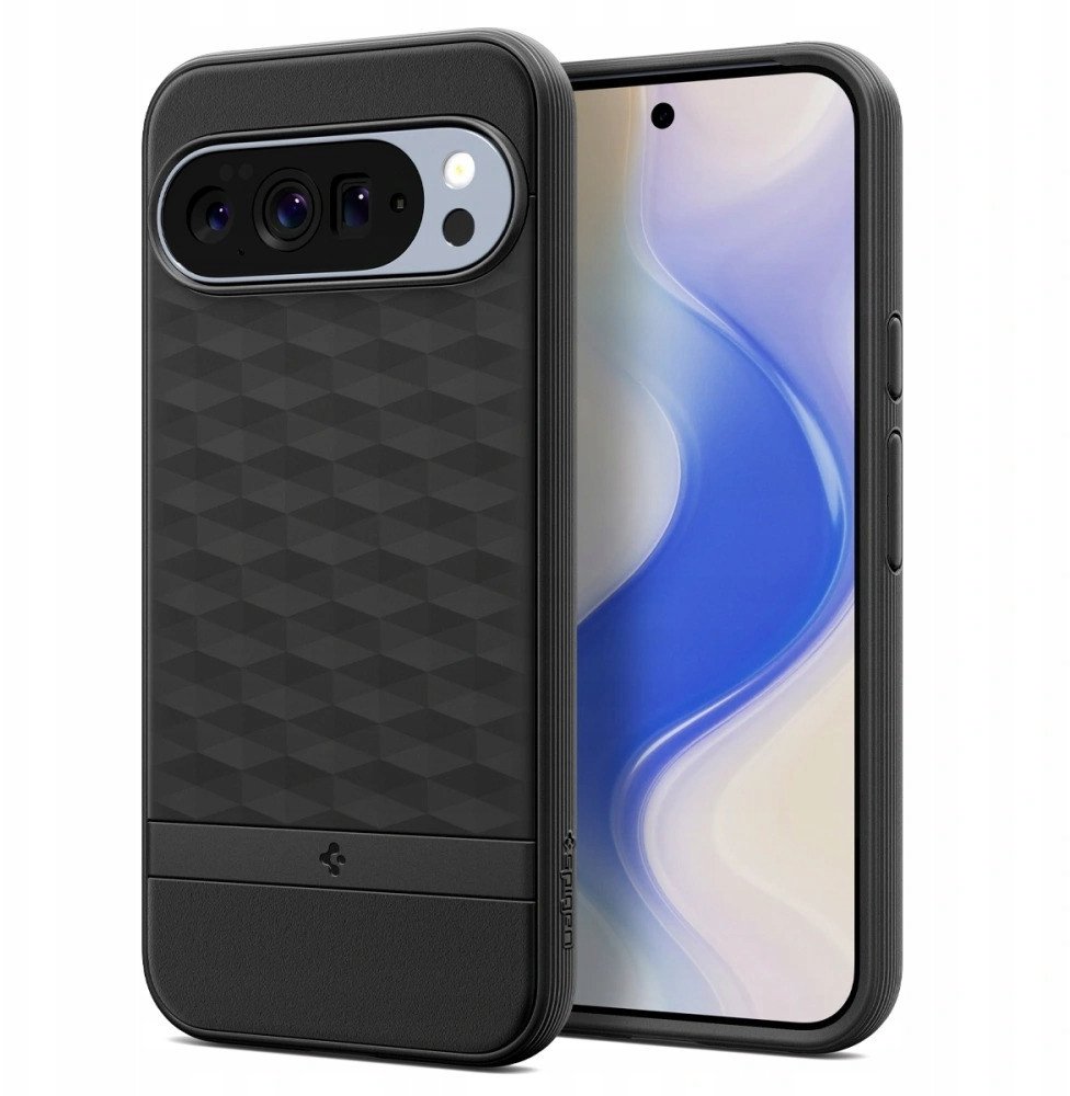 Mbrojtëse telefoni Spigen Caseology Parallax MagSafe, për Google Pixel 10, Matte Black, e zezë mat