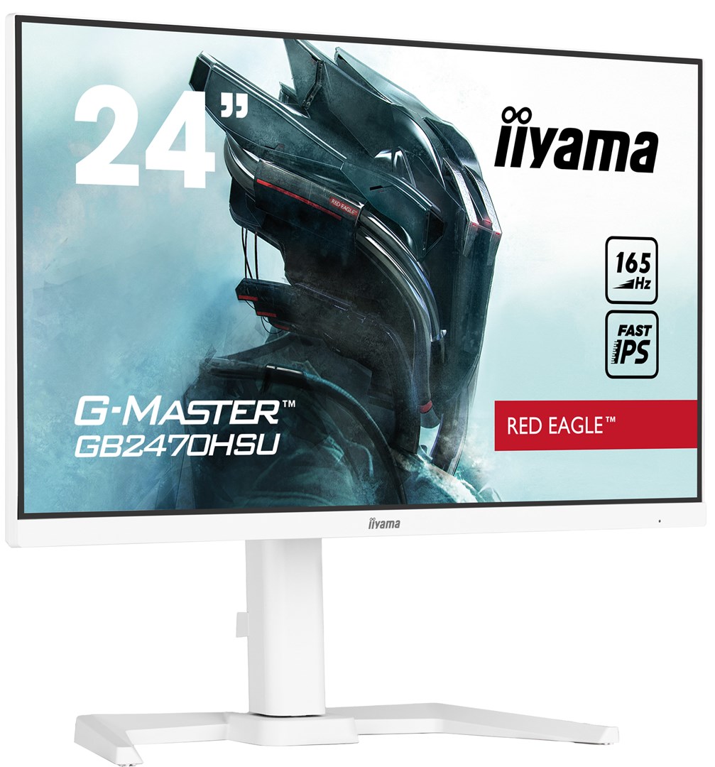 Monitor iiyama GB2470HSU-W5, 23", 1920 x 1080, Full HD, 165 Hz, i bardhë
