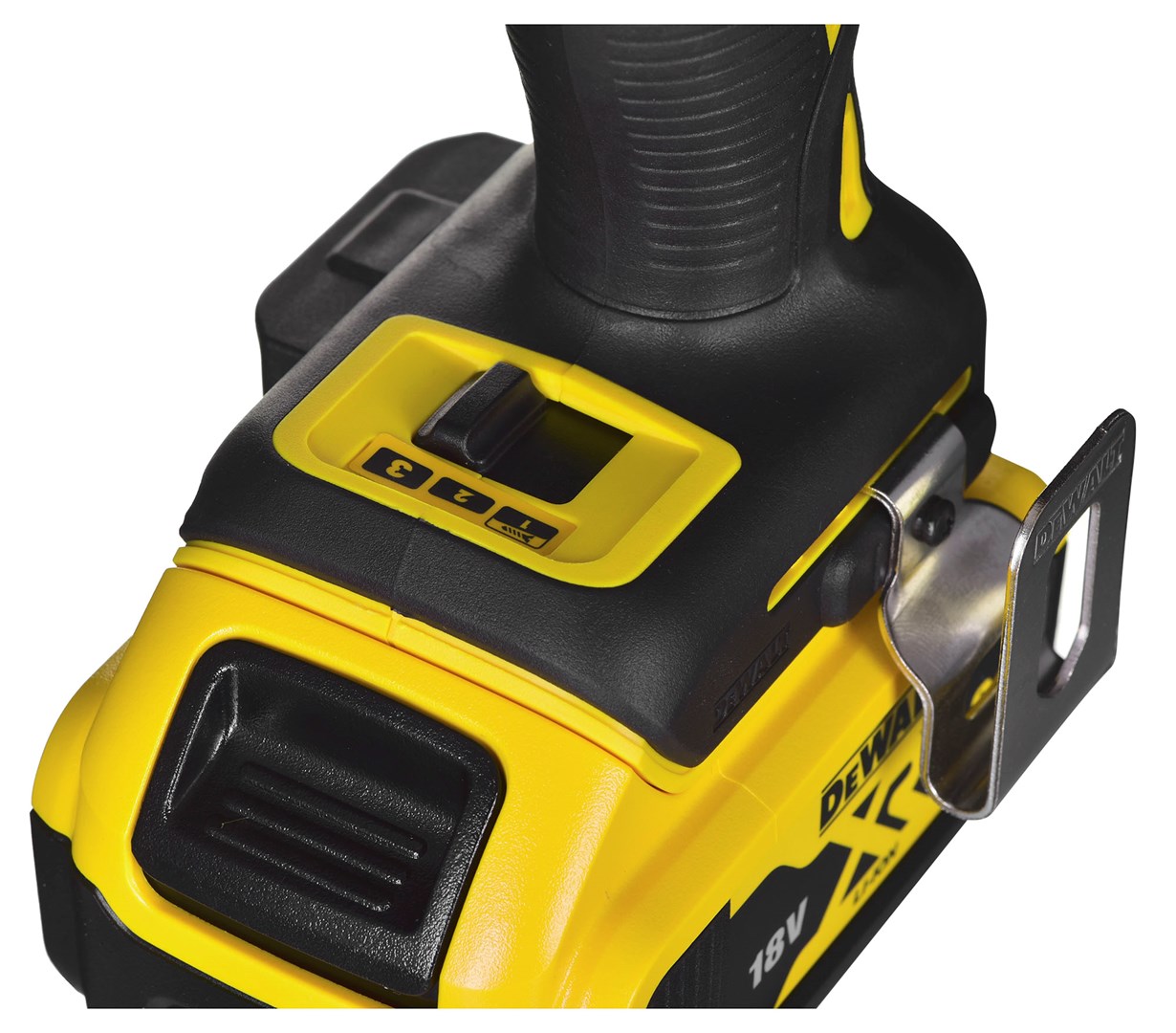 Set veglash pa kabllo Dewalt DCK266P2T QW, 18V, 2x 5.0Ah, i verdhë