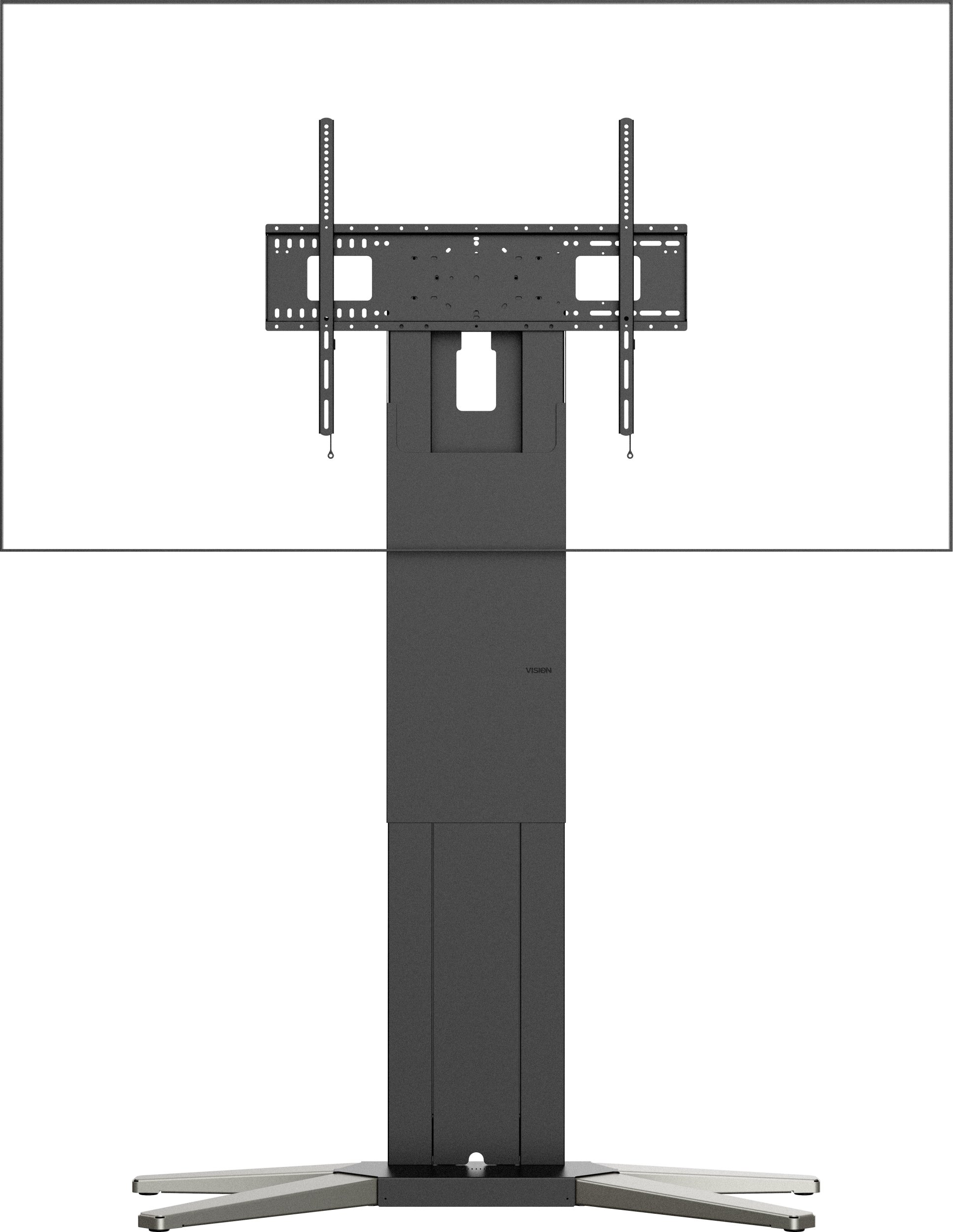 Mbajtëse TV Vision VFM-F51T, për ekrane TV, lartësi e rregullueshme, e zezë
