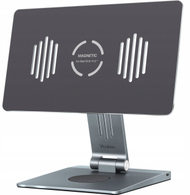 Qëndrim magnetik me hub YENKEE YSN 04 TASK, për iPad 11", USB C PD, HDMI, gri