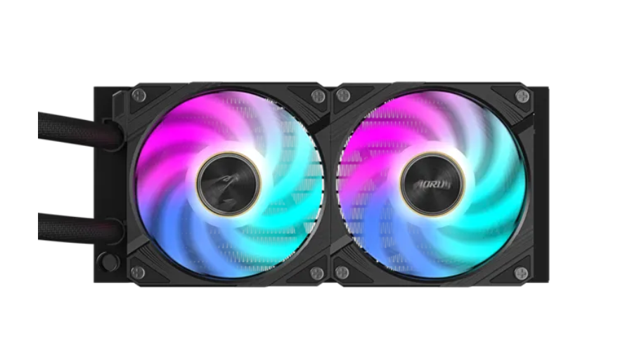 Ftohës uji për CPU Gigabyte Aorus WaterForce X II 240, radiator 240mm, ARGB, i zi