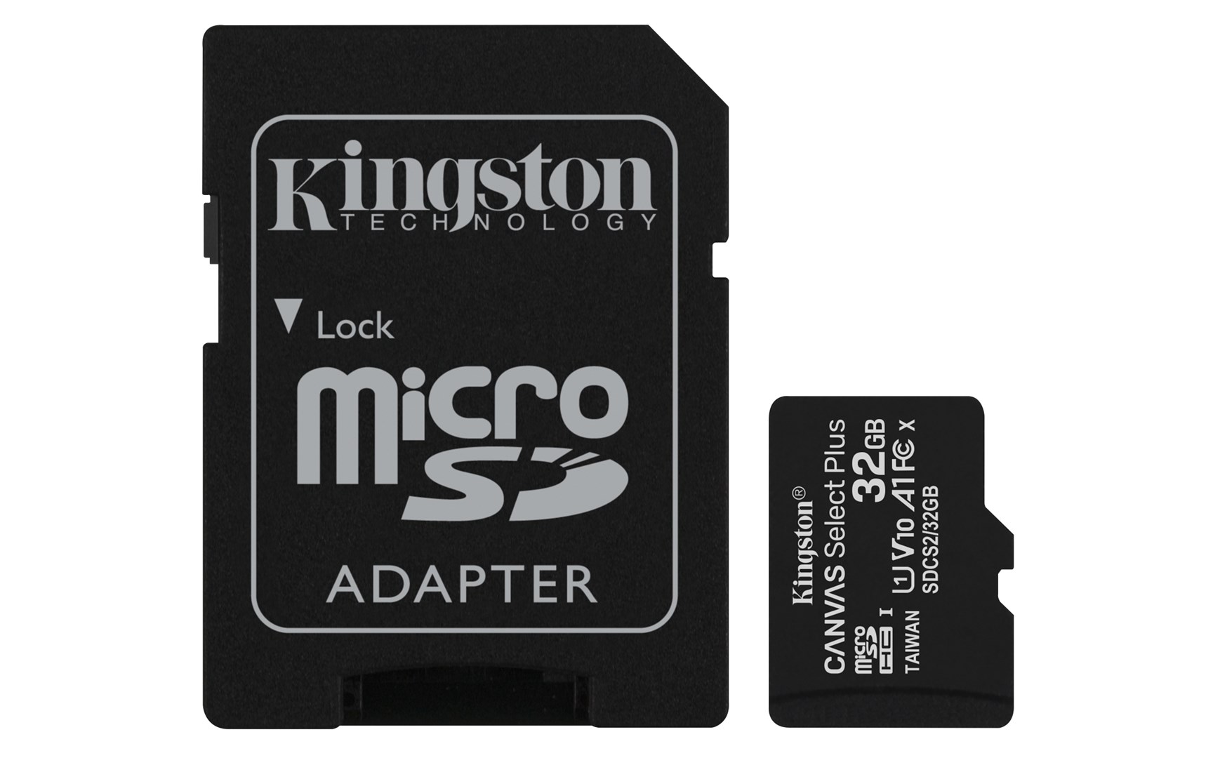 Kartë memorie Kingston Canvas Select Plus, 32GB, microSDHC, 100MB/s