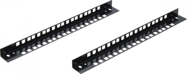 Profile për rafte Delta 6U (A19PR / 6U * P2), të zeza