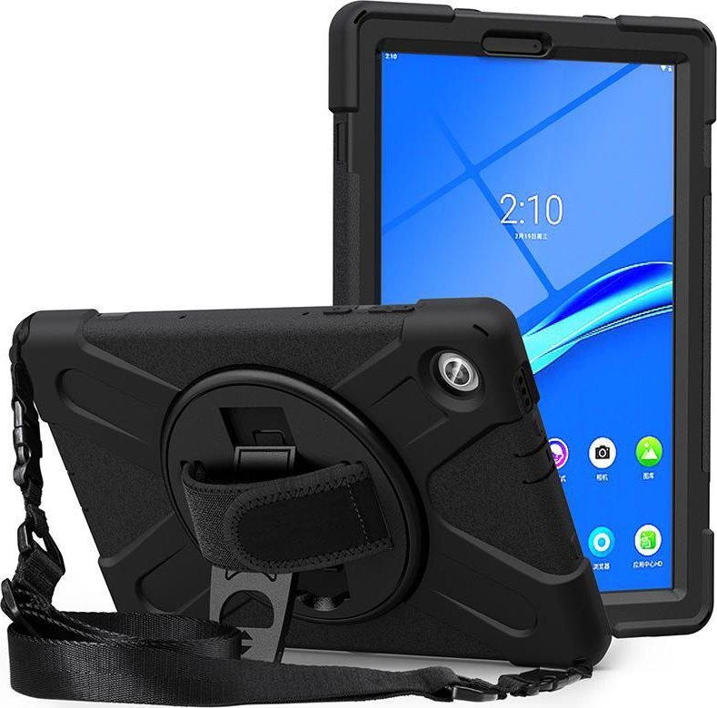 Kалeф eStuff за таблет Lenovo Tab P11 TB-J606F, 11.5", со држач, црна