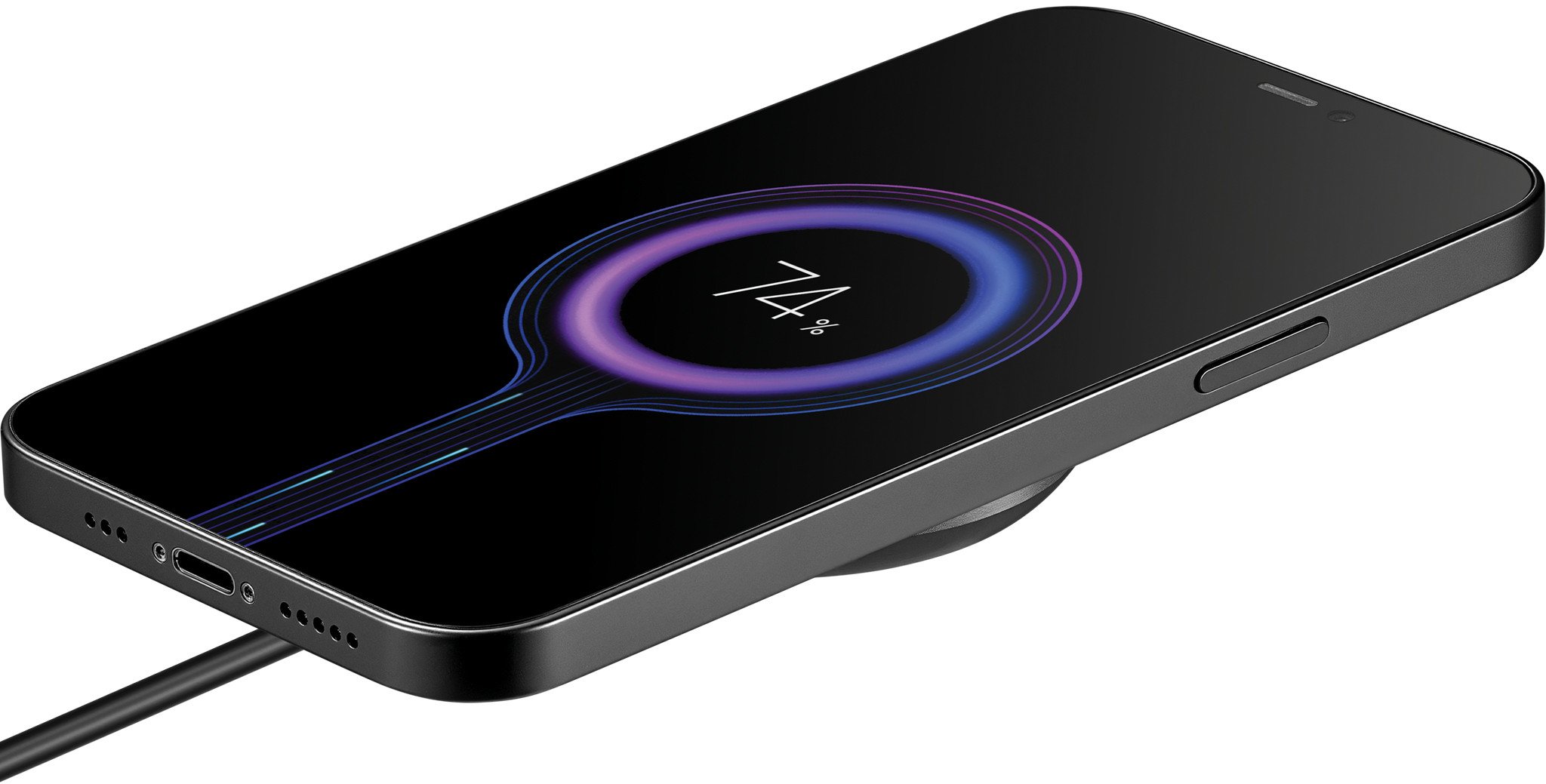 Karikues pa tela Sandberg Wireless Charger Magnet Qi2, 15W, magnetik, gri