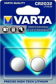 Set baterish Varta Electronics CR2032, 3V, 20 copë