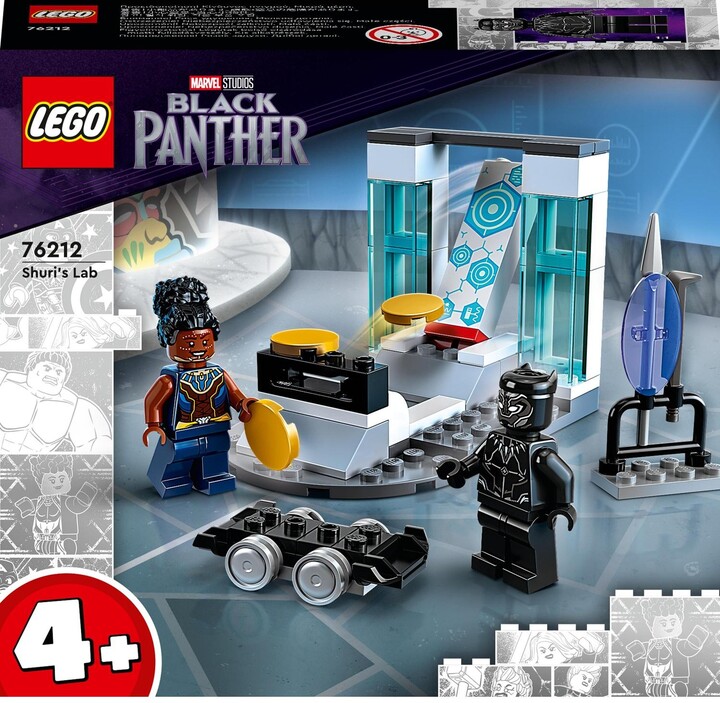 Set LEGO® Marvel 76212 Shuri's Laboratory, 58 pjesë