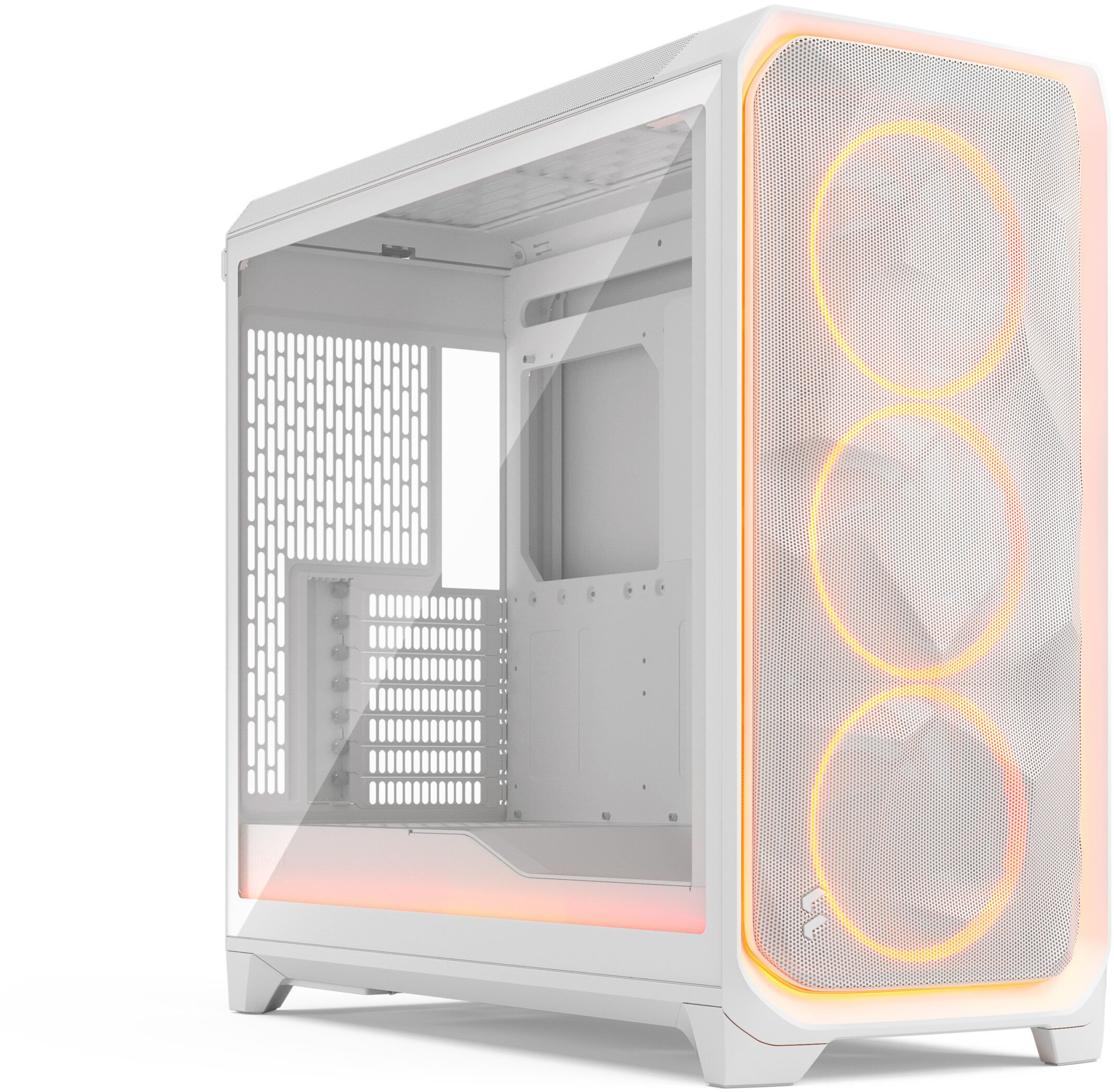 Kornizë kompjuteri Fractal Design Meshify 3 XL Ambience Pro RGB, ATX E-ATX, xham i tejdukshëm, e bardhë