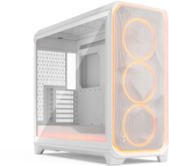 Kornizë kompjuteri Fractal Design Meshify 3 XL Ambience Pro RGB, ATX E-ATX, xham i tejdukshëm, e bardhë