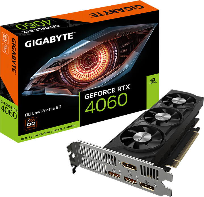 Kartelë grafike Gigabyte GeForce RTX 4060 OC Low Profile 8GB GDDR6