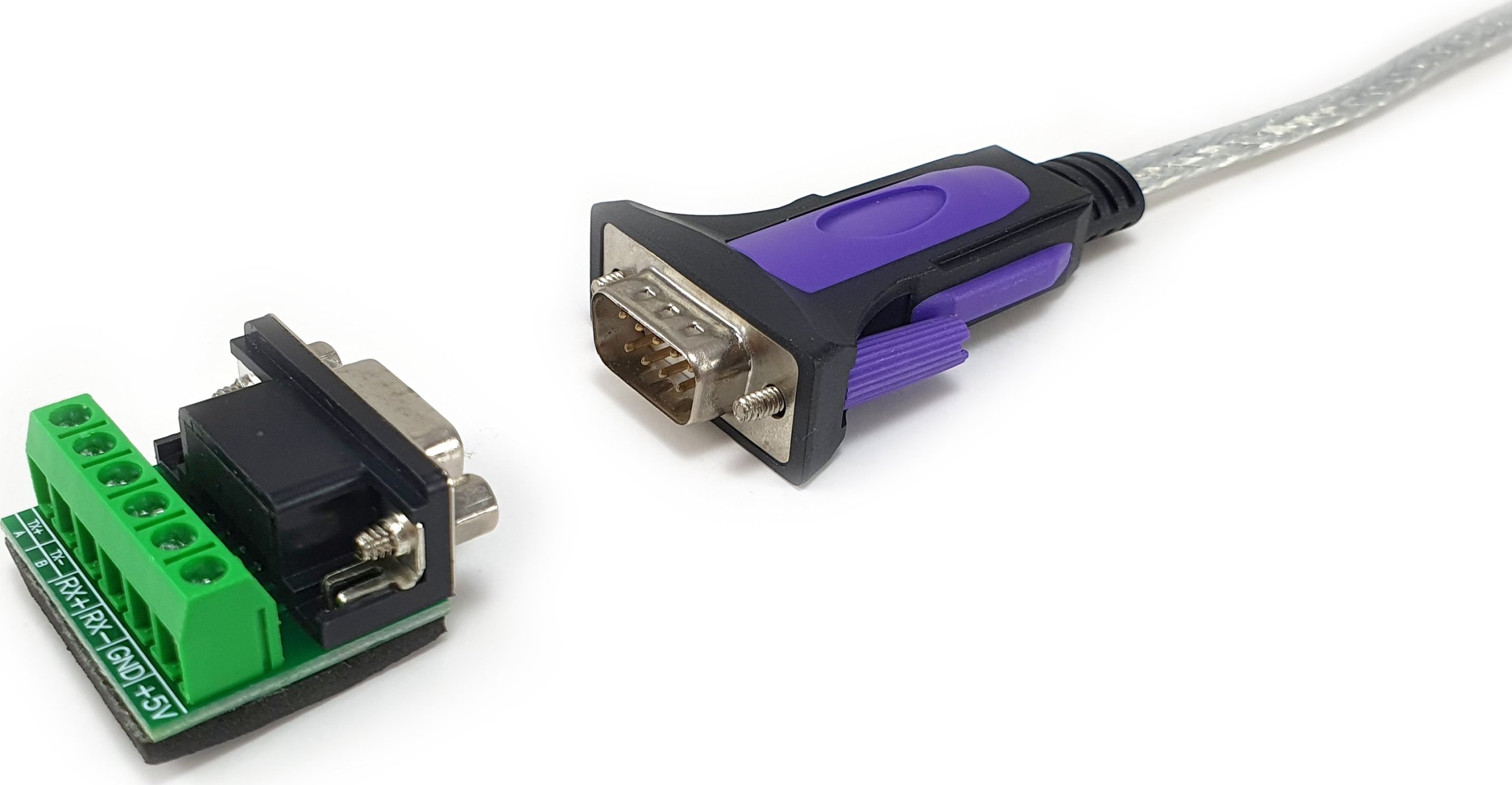 Адаптер USB во Сериски Equip, RS-422 RS-485 DB9, црн