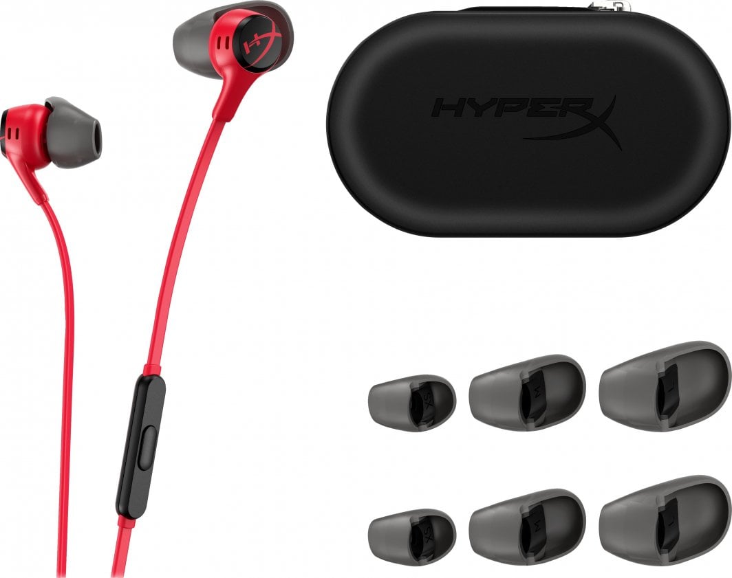 Dëgjuese HyperX Cloud Earbuds II, të kuqe
