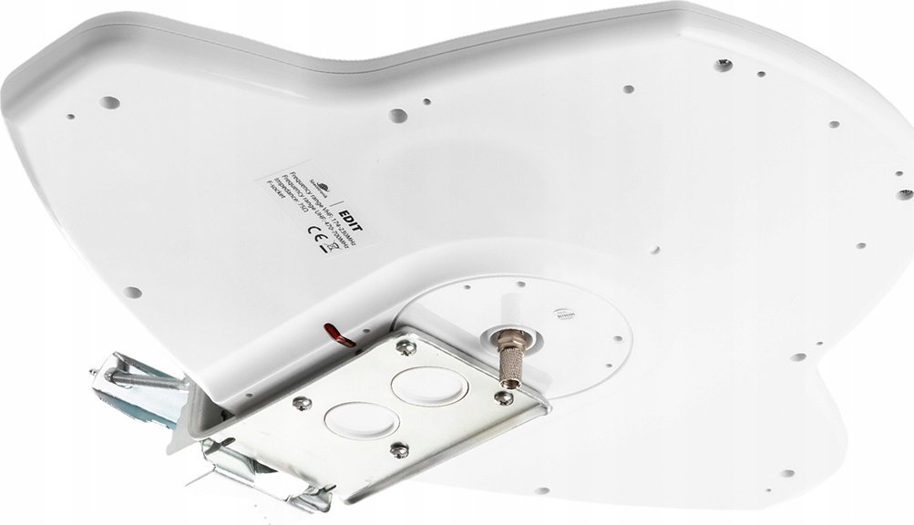 Antena TV Spacetronik DVB-T2 EDIT LTE 5G, për shtëpi dhe camper, pjatë + antenë