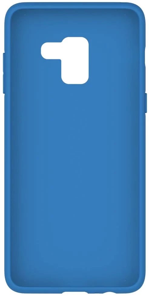 Futrollë telefoni Adidas për Samsung Galaxy A8+, polikarbonat TPU, dizajn i printuar, blu e bardhë