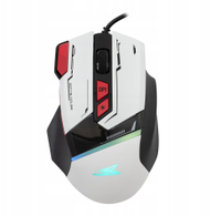 Maus gaming Baracuda MANTA BGM-042, 12800 DPI, 8D, i bardhë