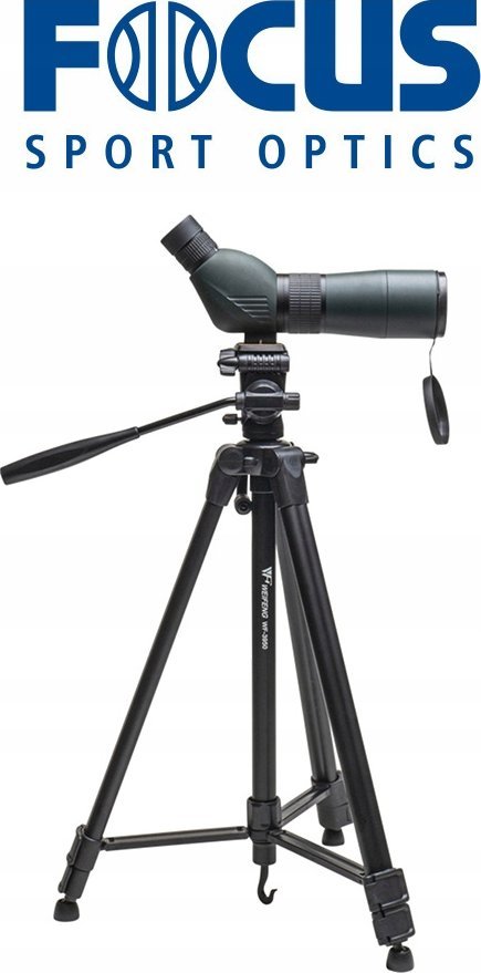 Teleskop shikimi Focus Outdoor WF3950, 15-45x60, me tripod, i zi