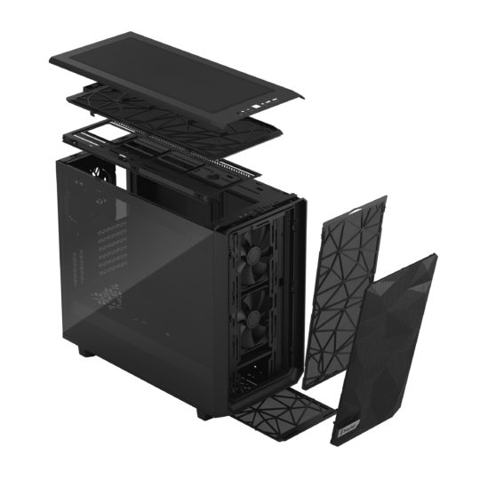 Kasë Fractal Design Meshify 2, Midi Tower, e zezë