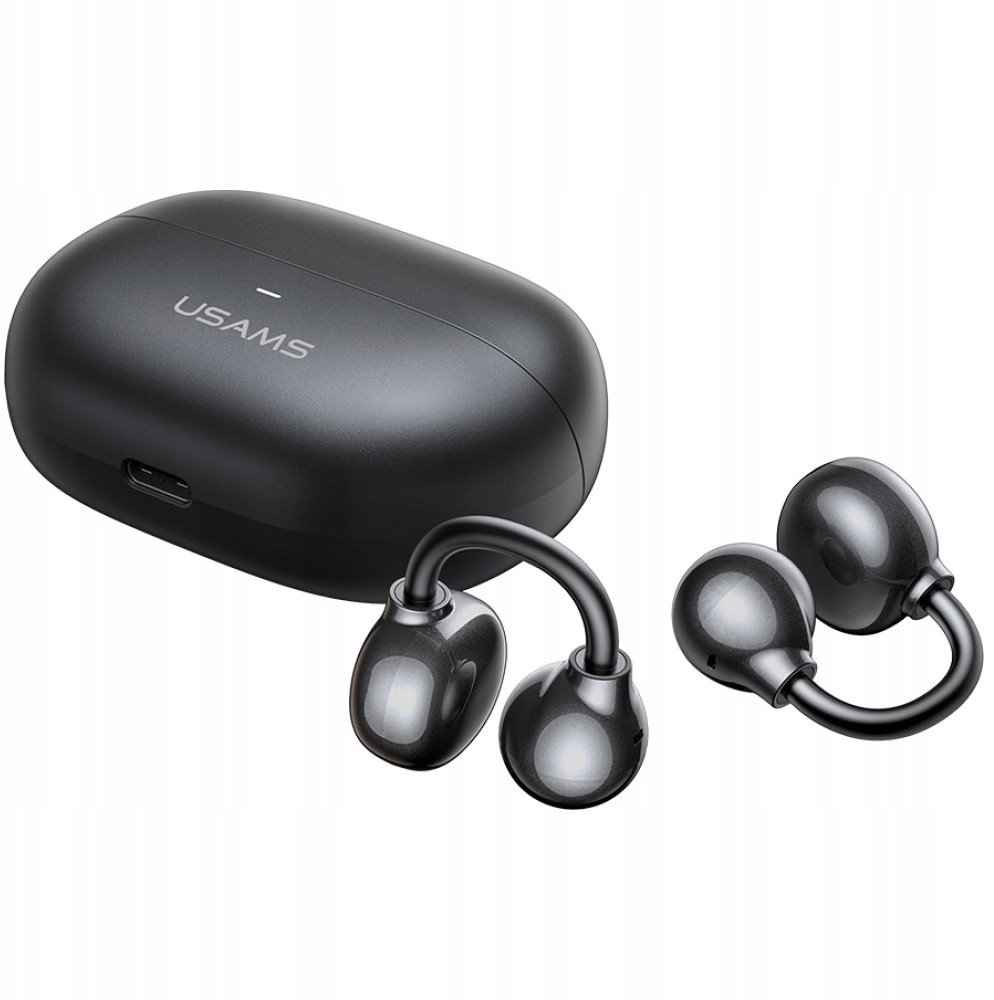Bluetooth слушалки Usams Echo R02, во уво, 7 часа, сива
