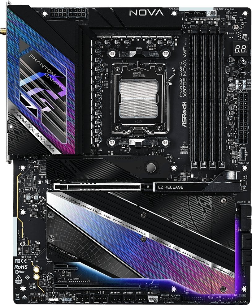 Pllakë amë Asrock MK X870E NOVA WIFI, Socket AM5, DDR5, ATX