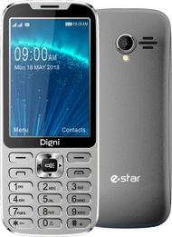 Telefon me taste Estar Digni Call, 3.5", 4G, argjendtë