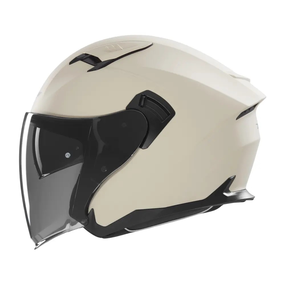 Helmeta moto Jet Nox N130, ventilim i avancuar, peshë e lehtë, e zezë