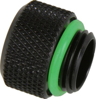 Adapter ftohjeje uji Bitspower Multi-Link, 1/4", 12 mm, i zi mat