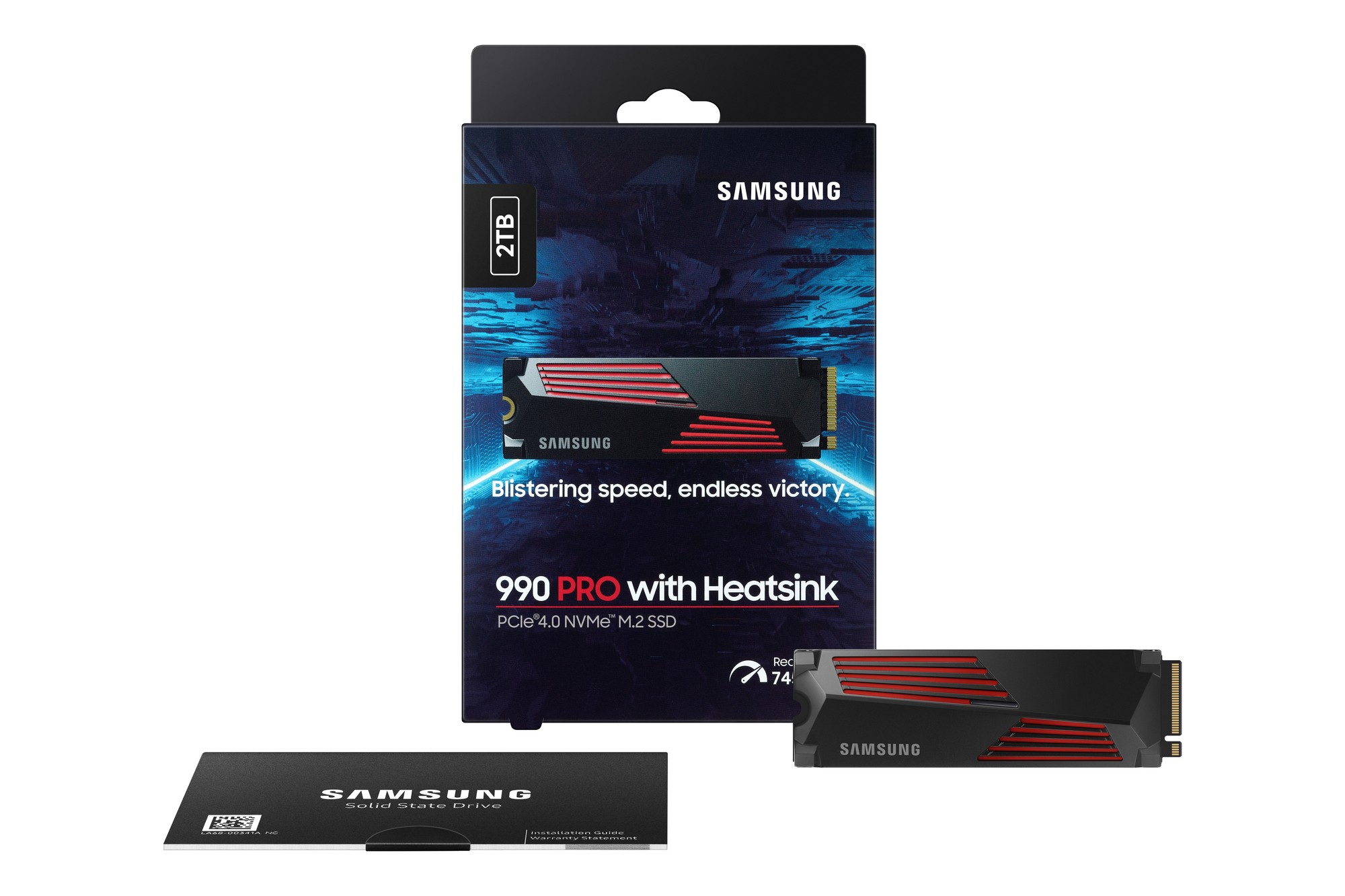 SSD Samsung 990 PRO MZ-V9P2T0CW, 2TB, M.2 NVMe, PCIe 4.0 x4