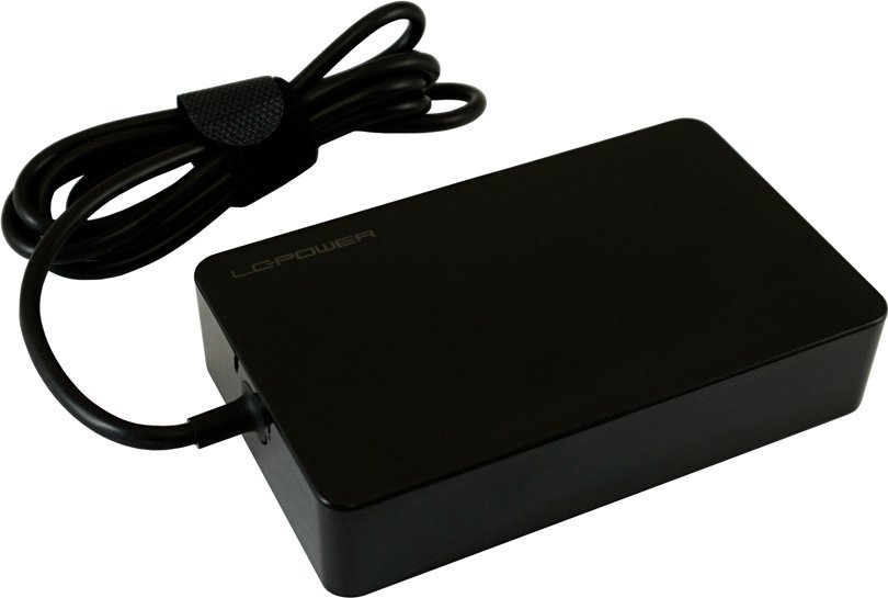 Adapter universal për laptop LC Power LC-NB-PRO-90-C, 90W, 110-240V, i zi