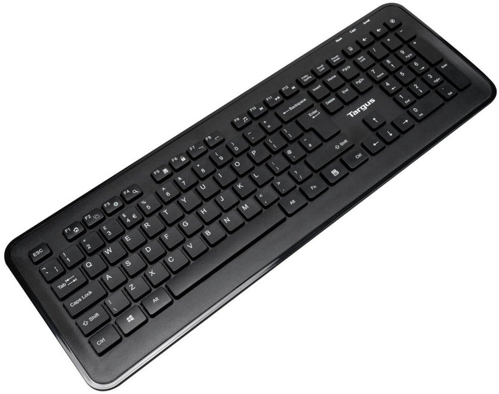 Set tastierë dhe mouse Targus AKM610NO, wireless 2.4 GHz, QWERTY Nordic, i zi