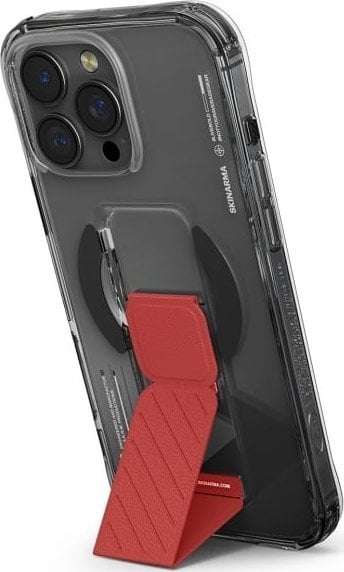 Mbulesë telefoni Skinarma Axon për iPhone 16 Pro, magnetike, me mbajtëse stand, e zezë