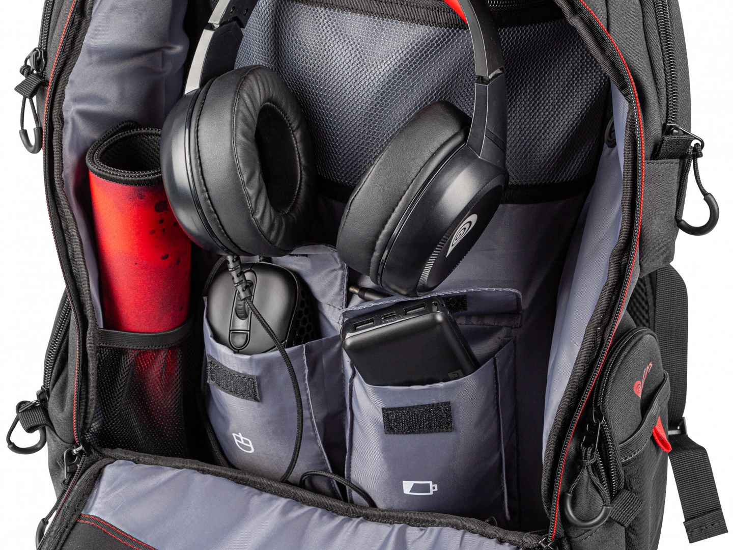 Çantë shpine NATEC Genesis Pallad 550, 17.3", e zezë