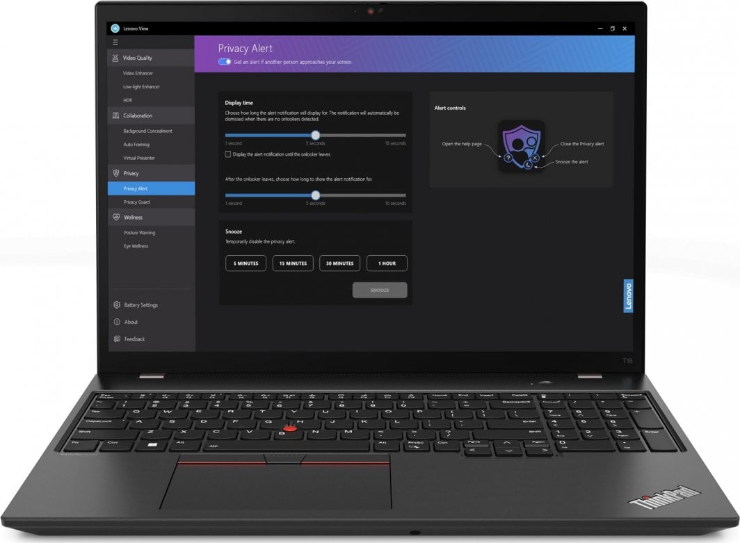 Laptop ThinkPad T16 G2, 16", Ryzen 5 Pro 7540U, 16GB RAM, 512GB SSD, i zi