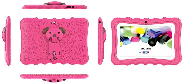 Tablet për fëmijë KidsTAB7 V2, 7", 4GB 32GB, me këllëf rozë
