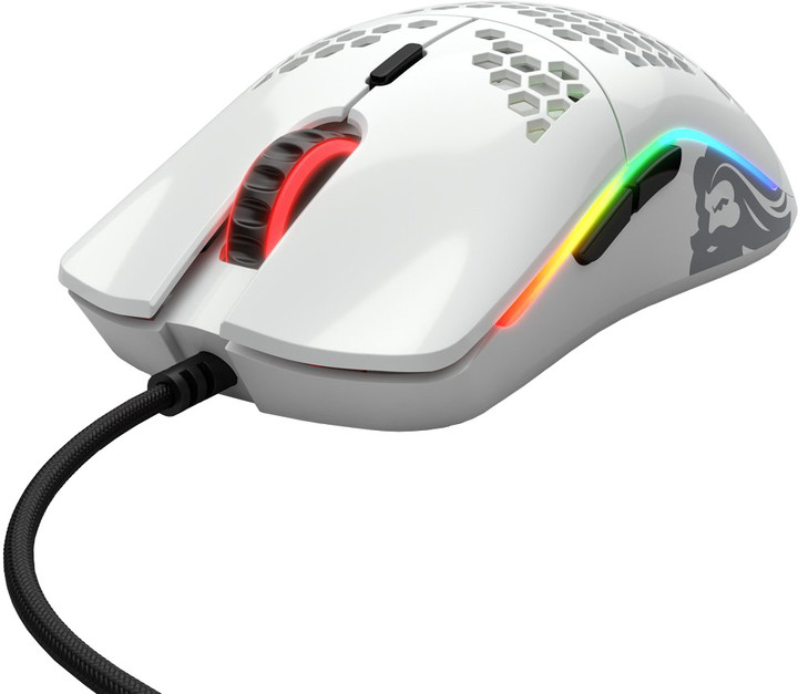Maus Glorious Model O, i bardhë me shkëlqim