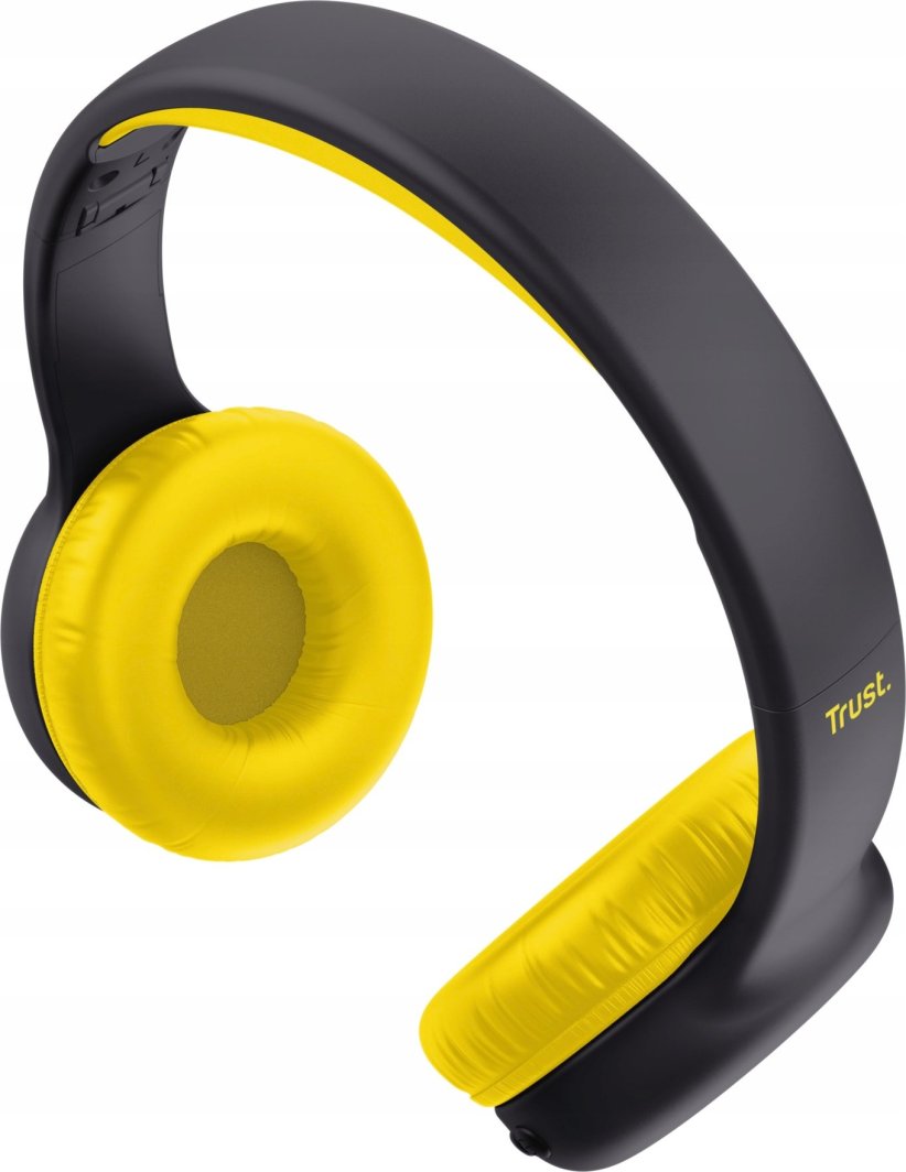 Kufje pa tela Trust NOUNA Kids, Bluetooth, limit volum 85 dB, të zeza