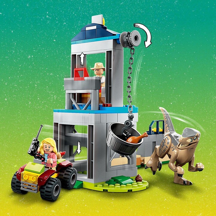 Set LEGO® Jurassic World™ 76957 Velociraptor Escape, 137 pjesë