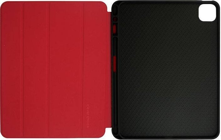 Mbulesë tablet Crong FlexFolio Case iPad Pro 11 iPad Air 10.9, me mbështetje për Apple Pencil, e kuqe