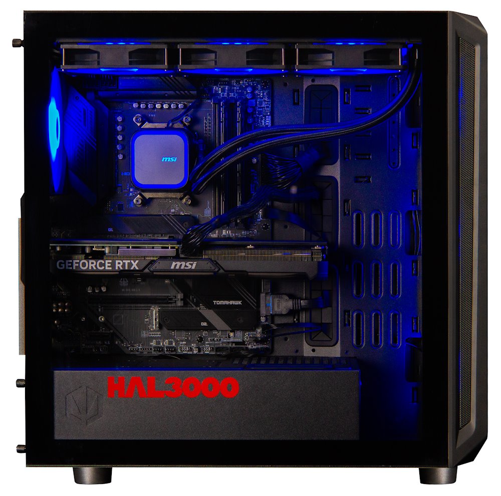 Kompjuter HAL3000 Alfa Gamer Super, Ryzen 7 9800X3D, RTX 4070 Ti Super, i zi