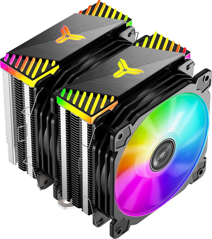 Ftohës procesori Jonsbo CR-2000 GT ARGB, dual tower, 2x 120mm PWM, i zi